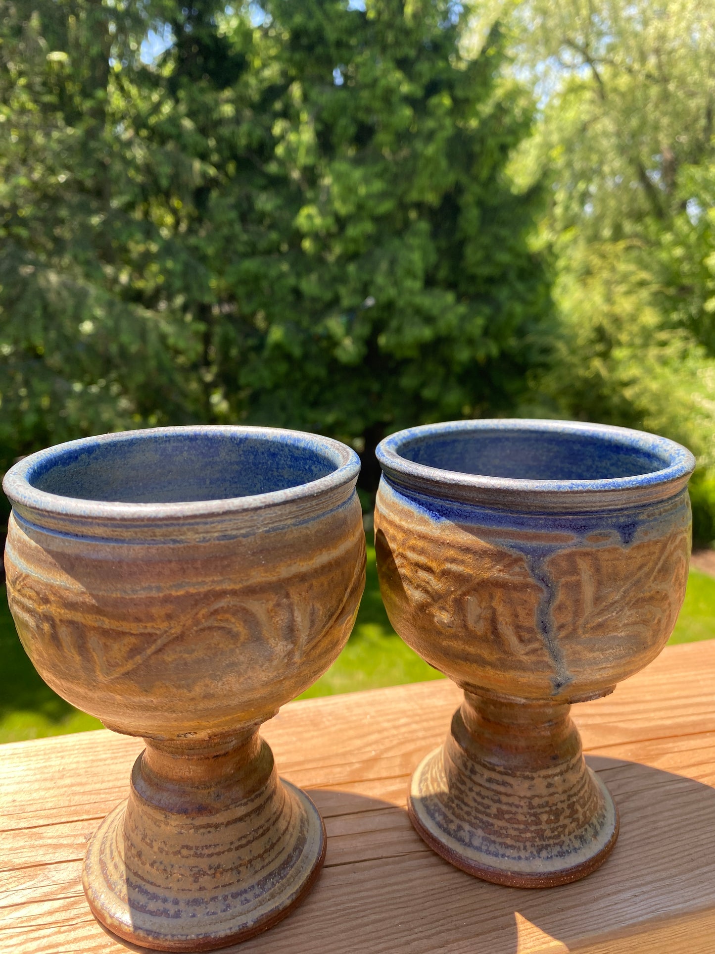 Studio Pottery Goblets