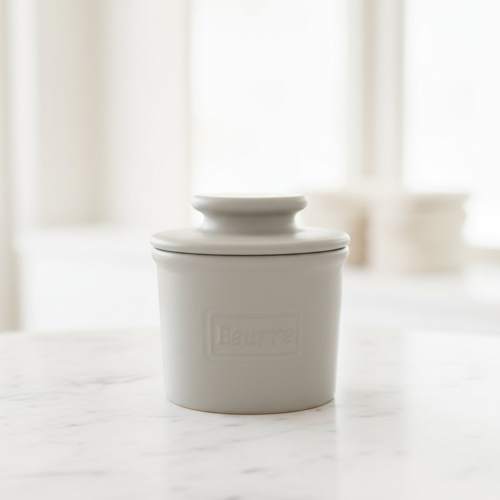 Matt Pale Grey French Butter Bell