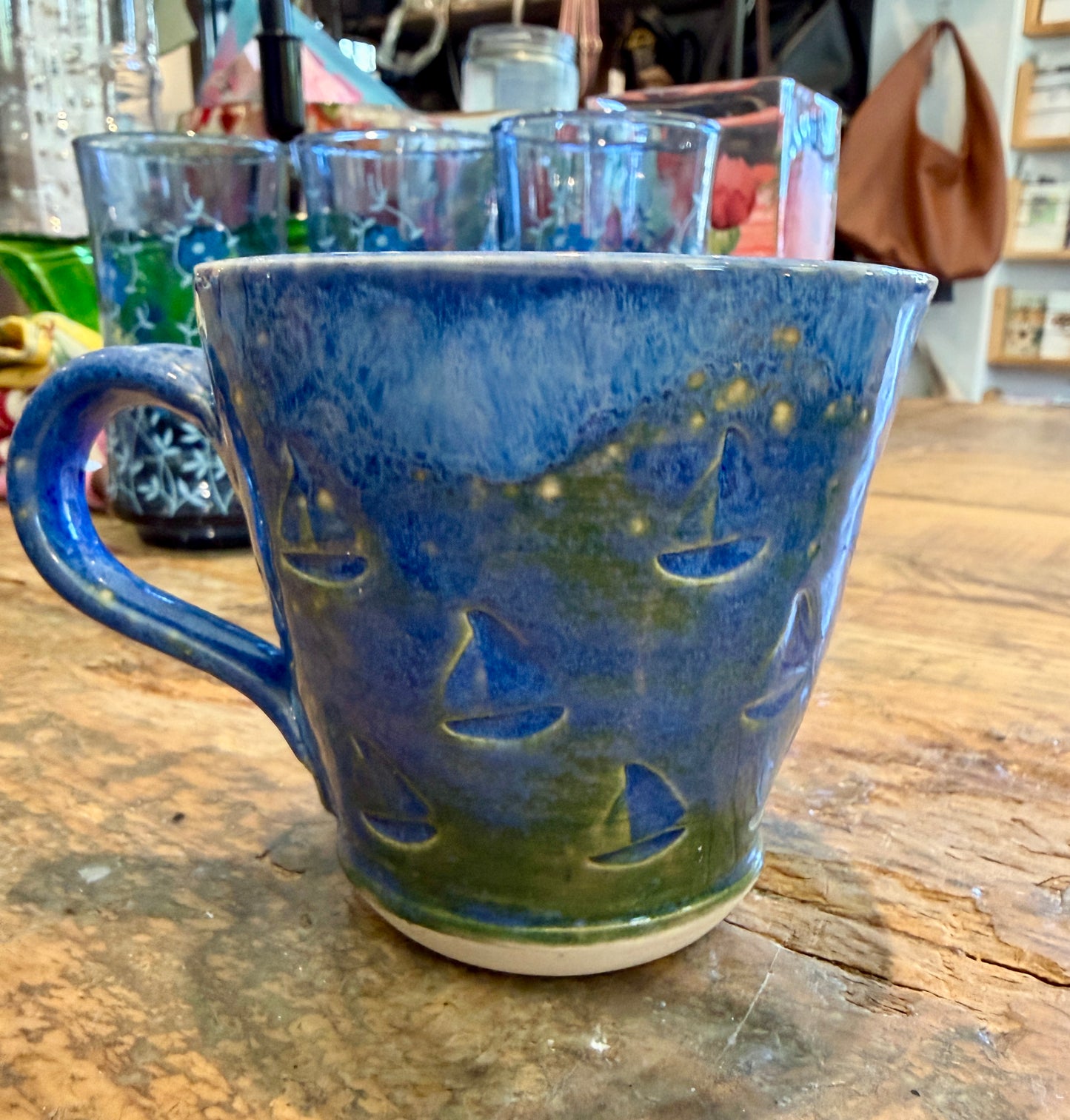 Signed Vintage Studio Pottery Mug