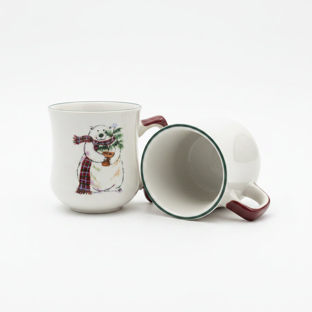 Vintage Pfaltzgraff Christmas Polar Bear Mug