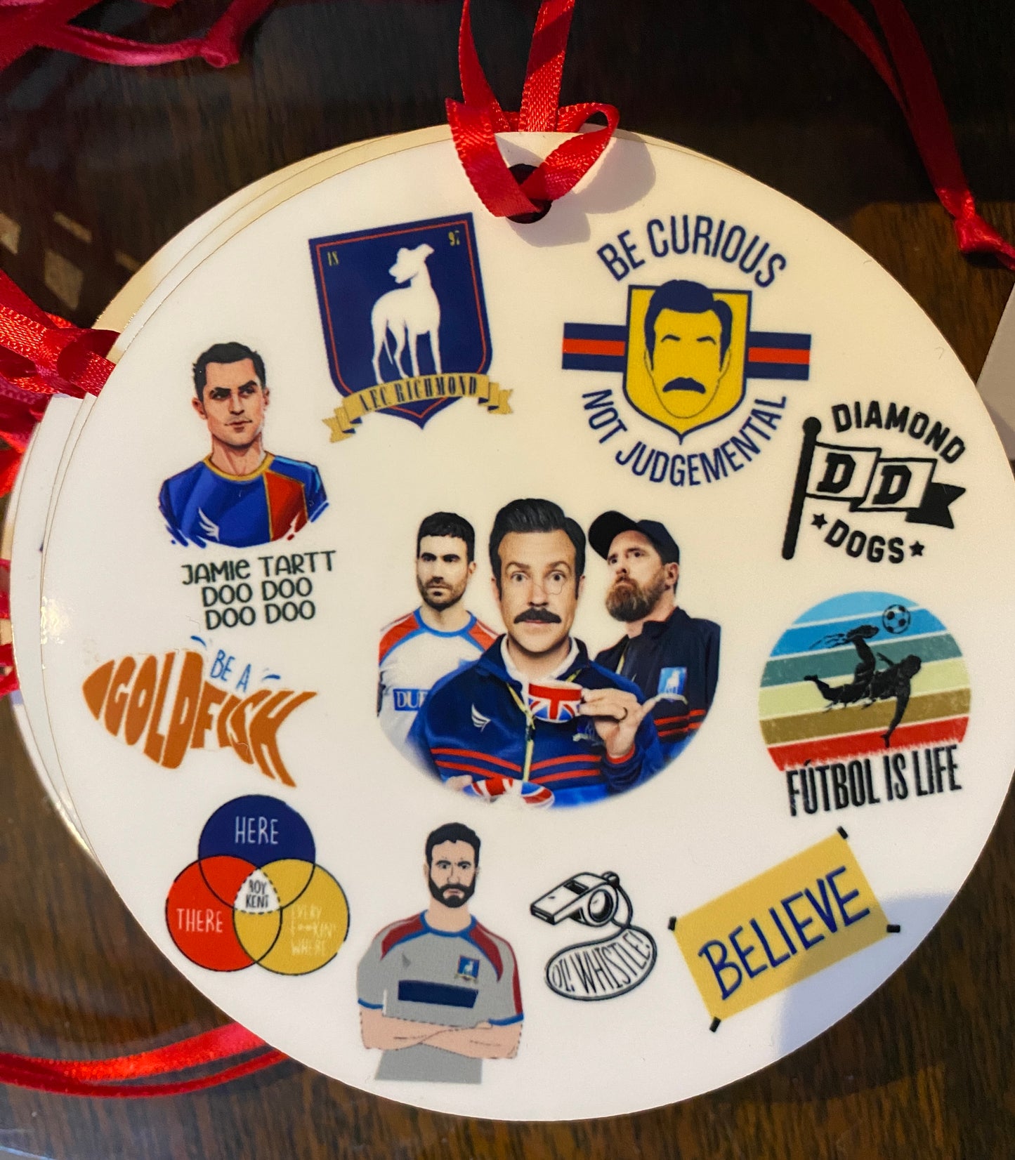 Ted Lasso Christmas Ornament