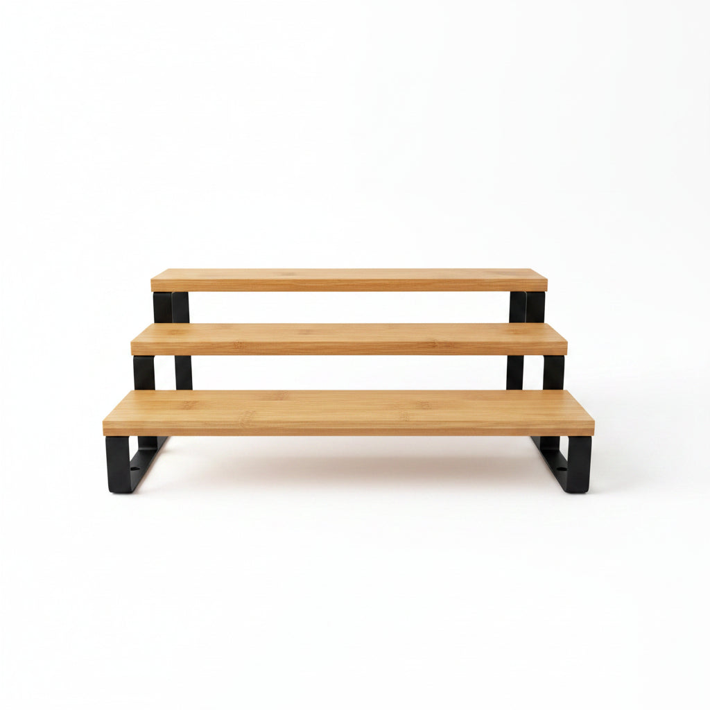 Wooden Riser Three Tiered