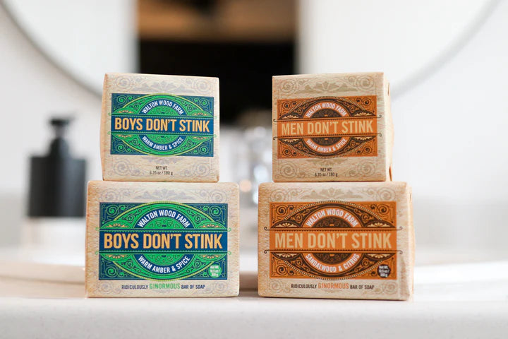 Boys Don't Stink Bar Soaps
