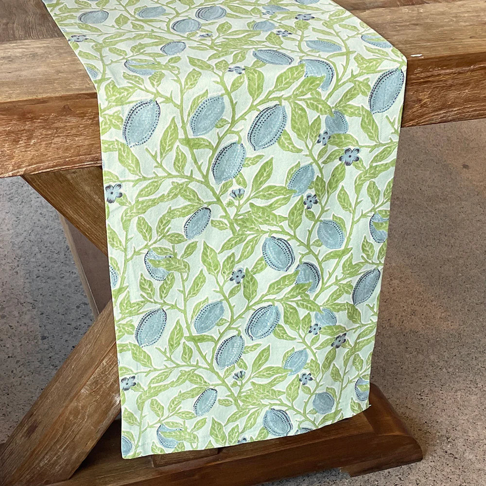 Mahogany Printed Table Runner