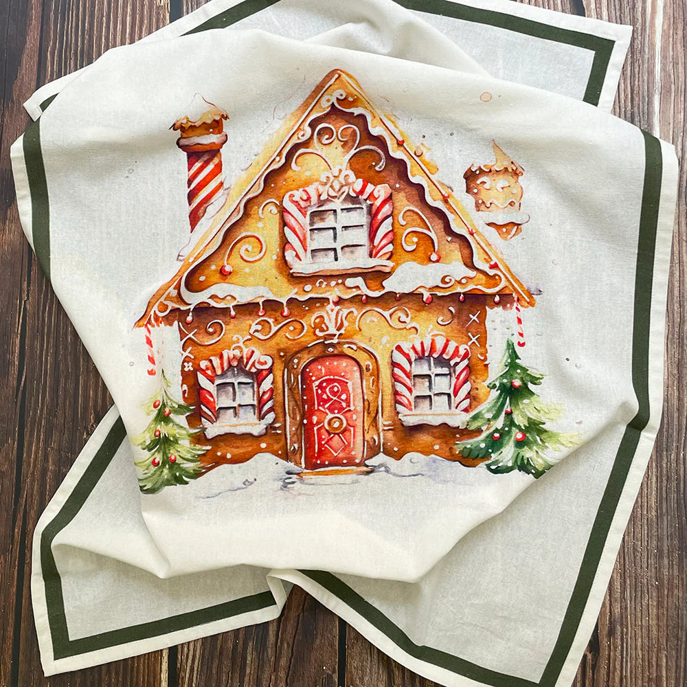 Holiday Flour Sack Tea Towels