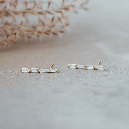 Poise Stud Earrings, Glee