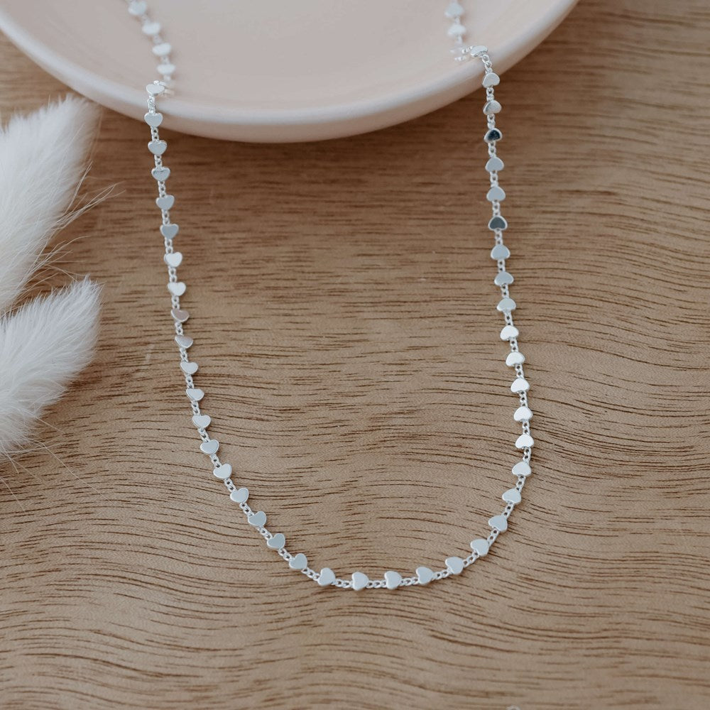 Row Of Hearts Necklace Glee