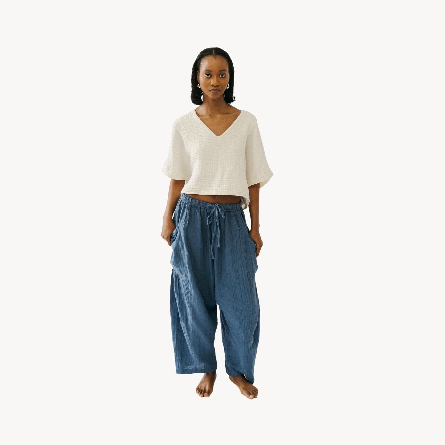 Stevie Pants Blue Indigo