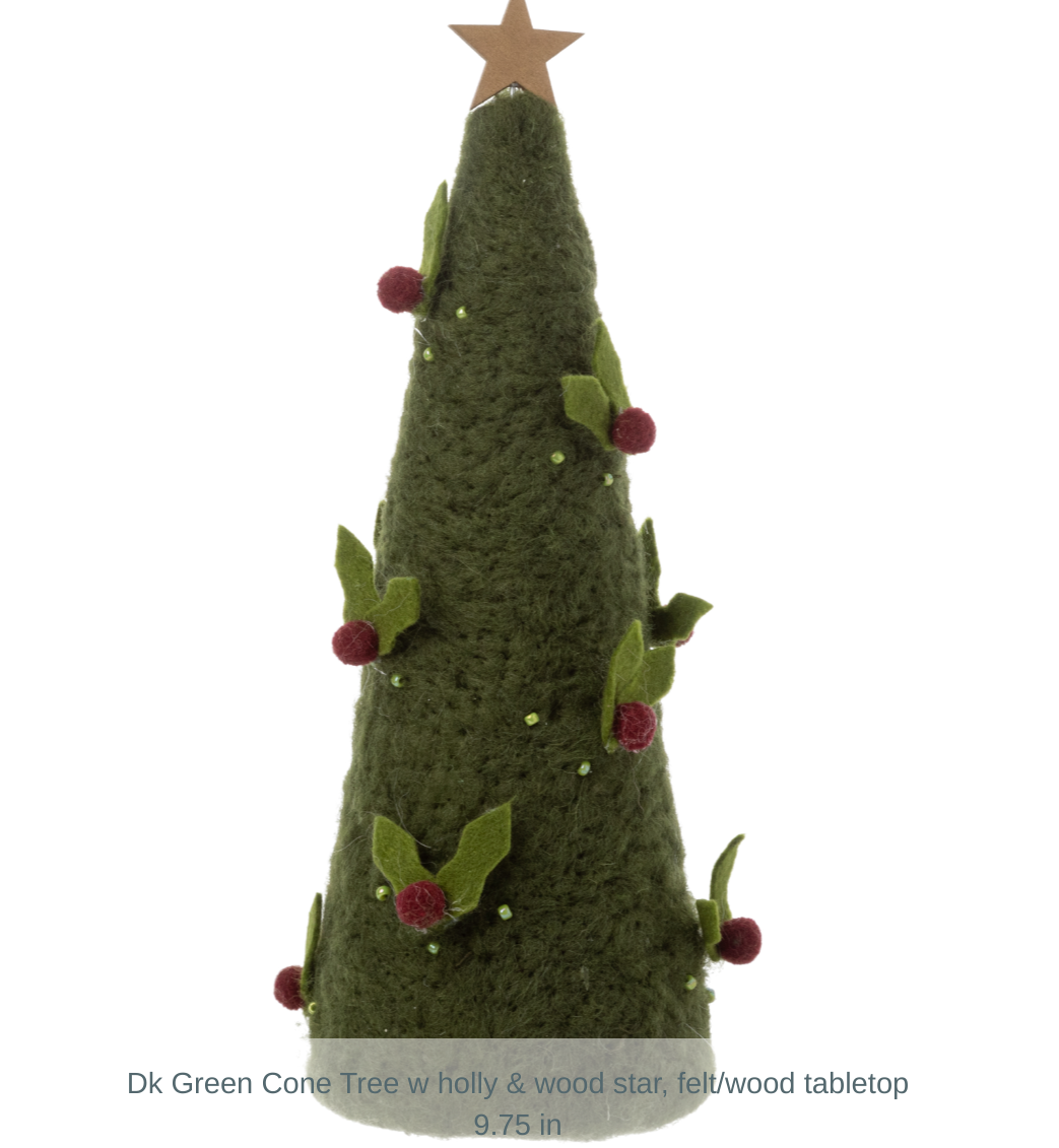 Felted wool woodland tree