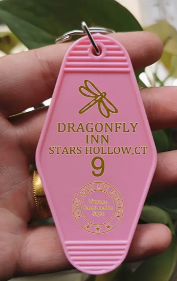 Key Chain - retro motel key style