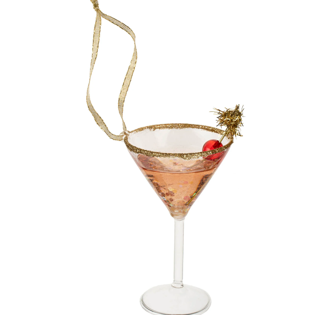 Merry Martini Ornament