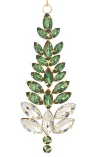 Green Acrylic Jewel Tree Ornament