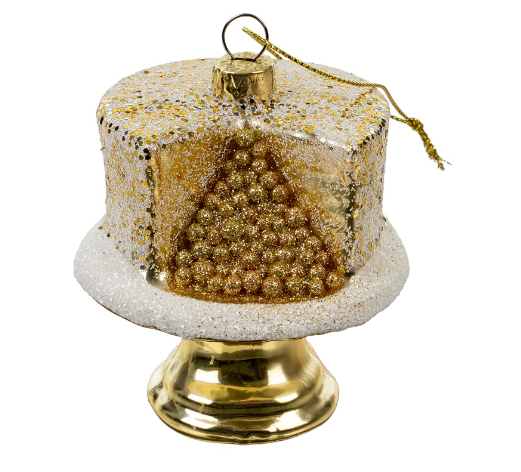 Glitter Cake Ornament