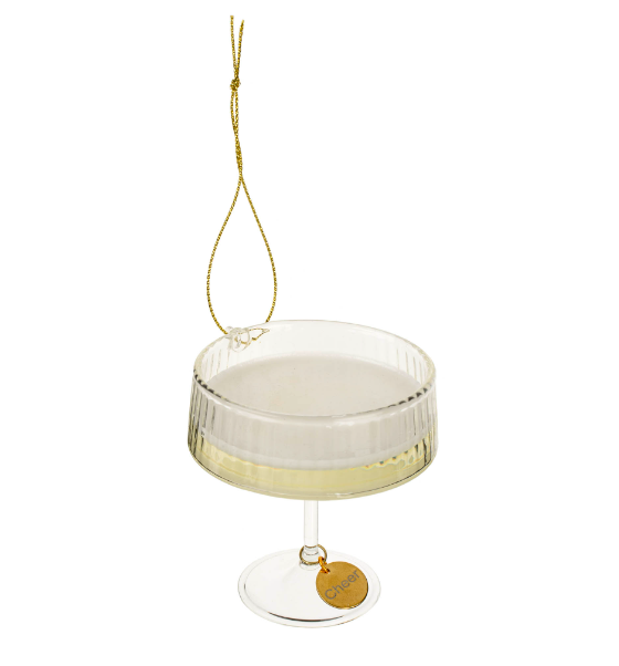 Champagne Glass Ornament