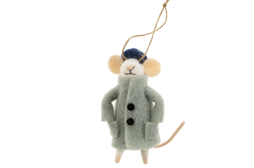 Florence Felted Mouse Ornament