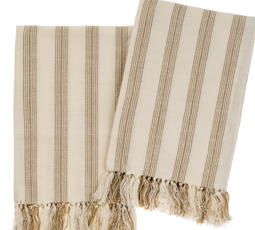 French Stripe Hammam Hand Towels