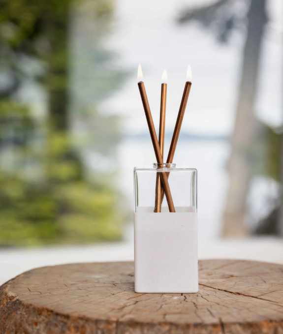 Champagne Everlasting Candles