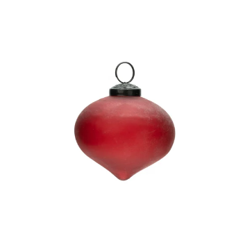 Red Glass Ornament