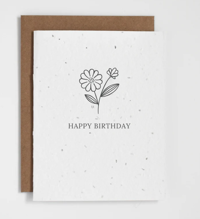 Locally Made Seed Paper Greeting Cards