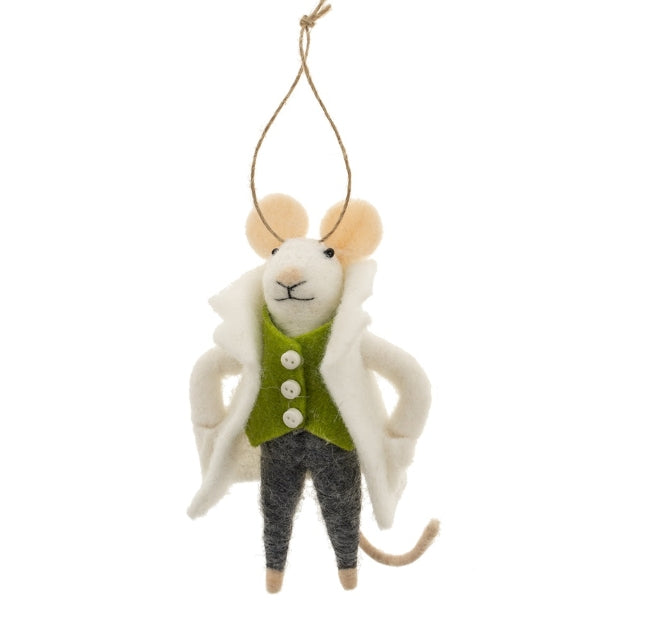 Peacoat Parker Mouse Ornament