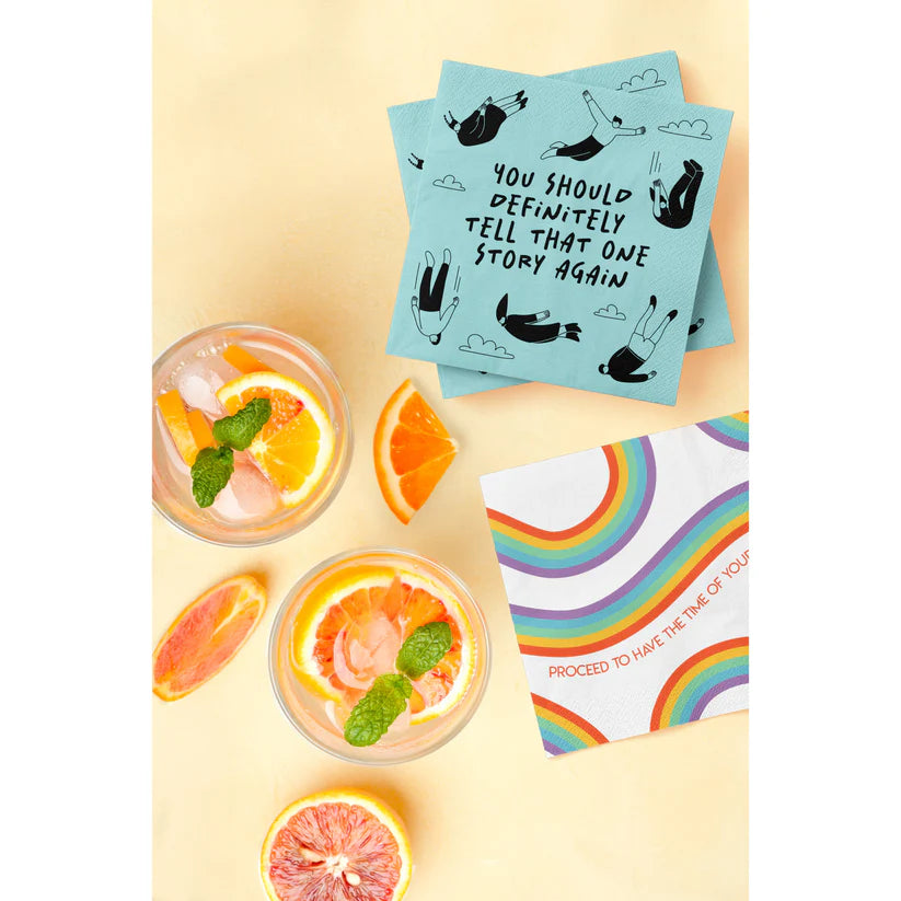 The Reluctant Host Cocktail Napkins
