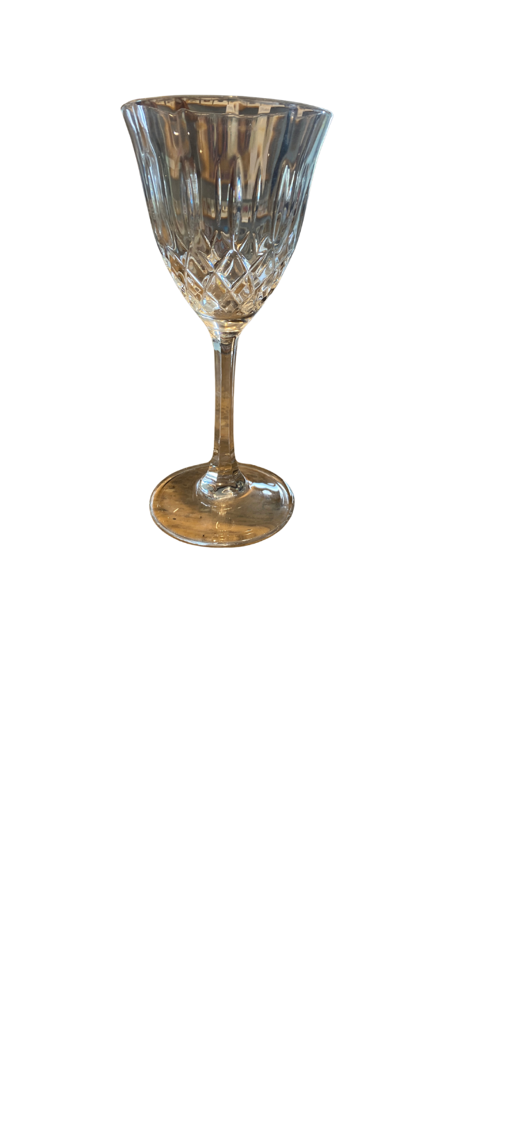 Flared Crystal Wine Glasses