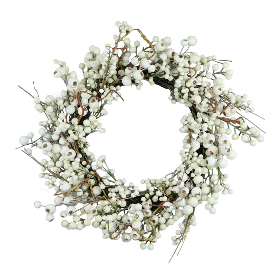 White Berry Wreath