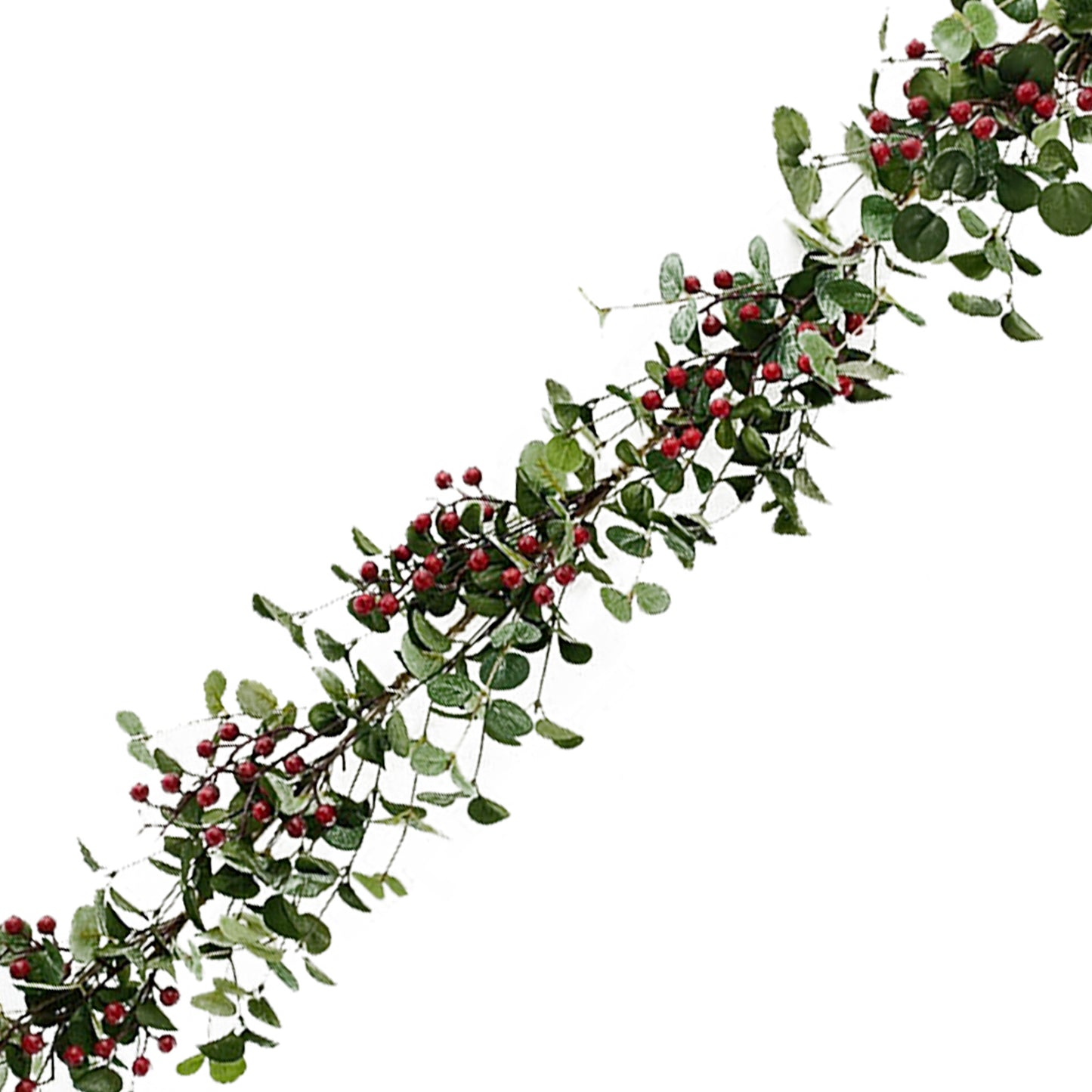 Garland with Eucalyptus and Red Berries