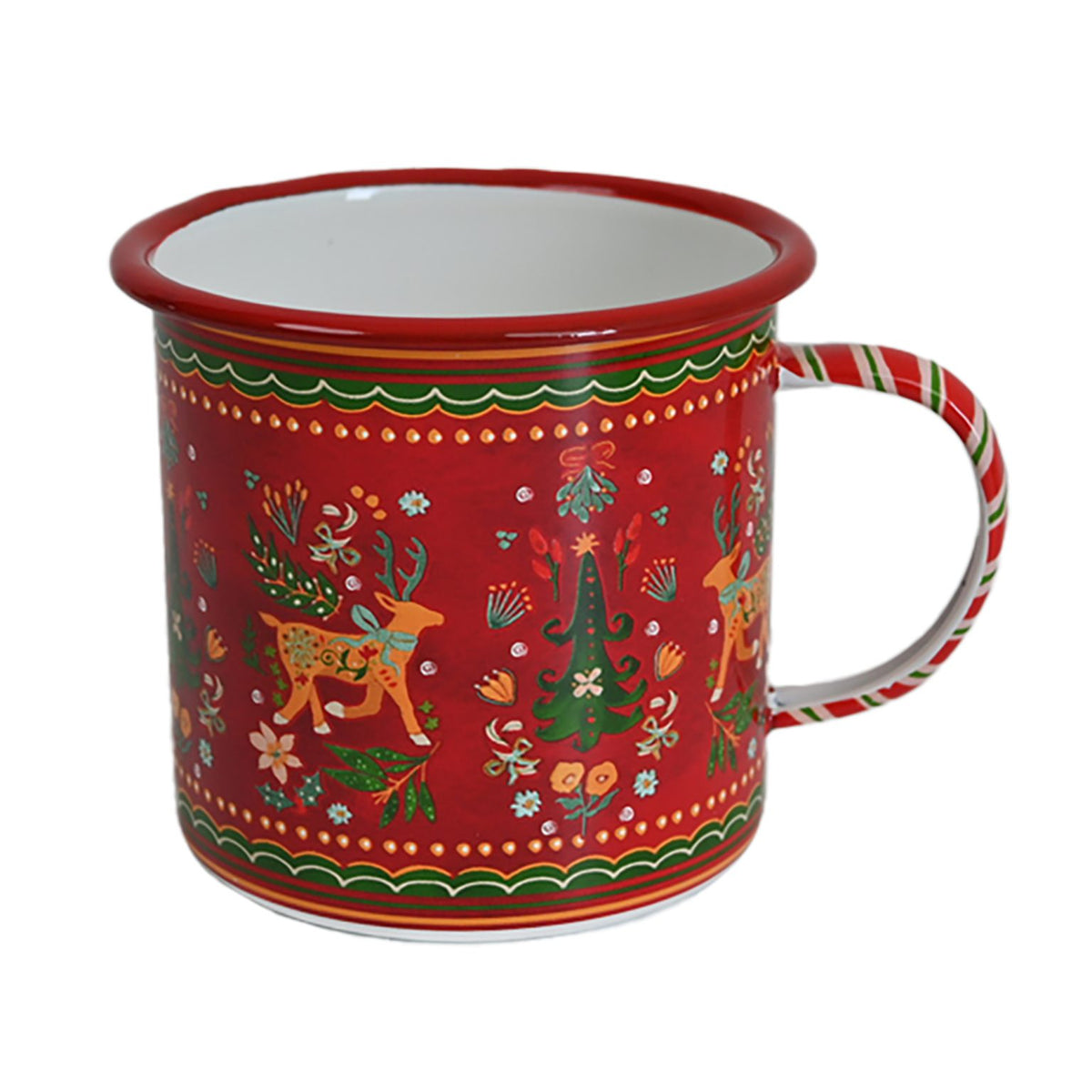 Red Deer Enamel Mug