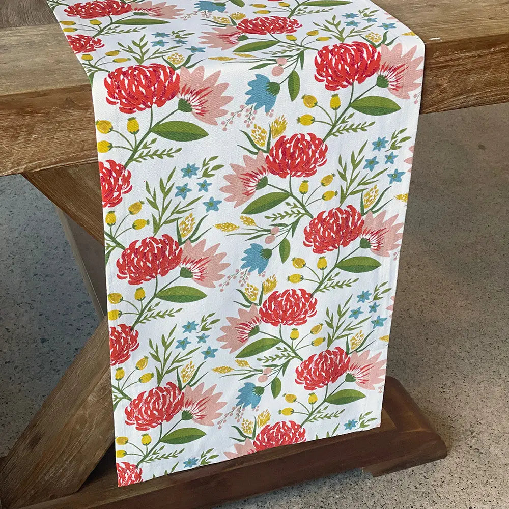 Mahogany Printed Table Runner