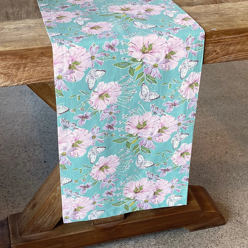 Cotton Table Runners : Mahogany