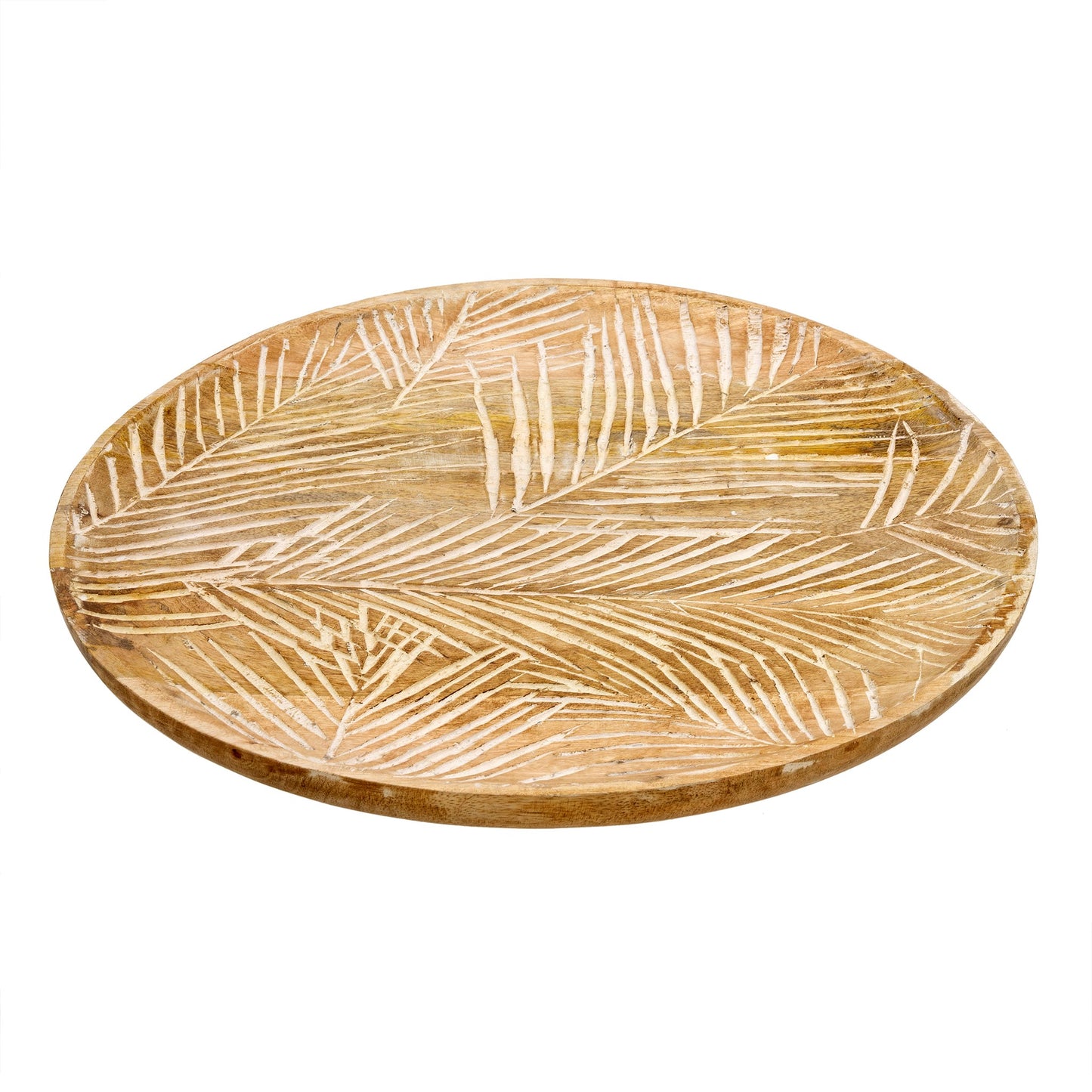 Carved Fern Plate