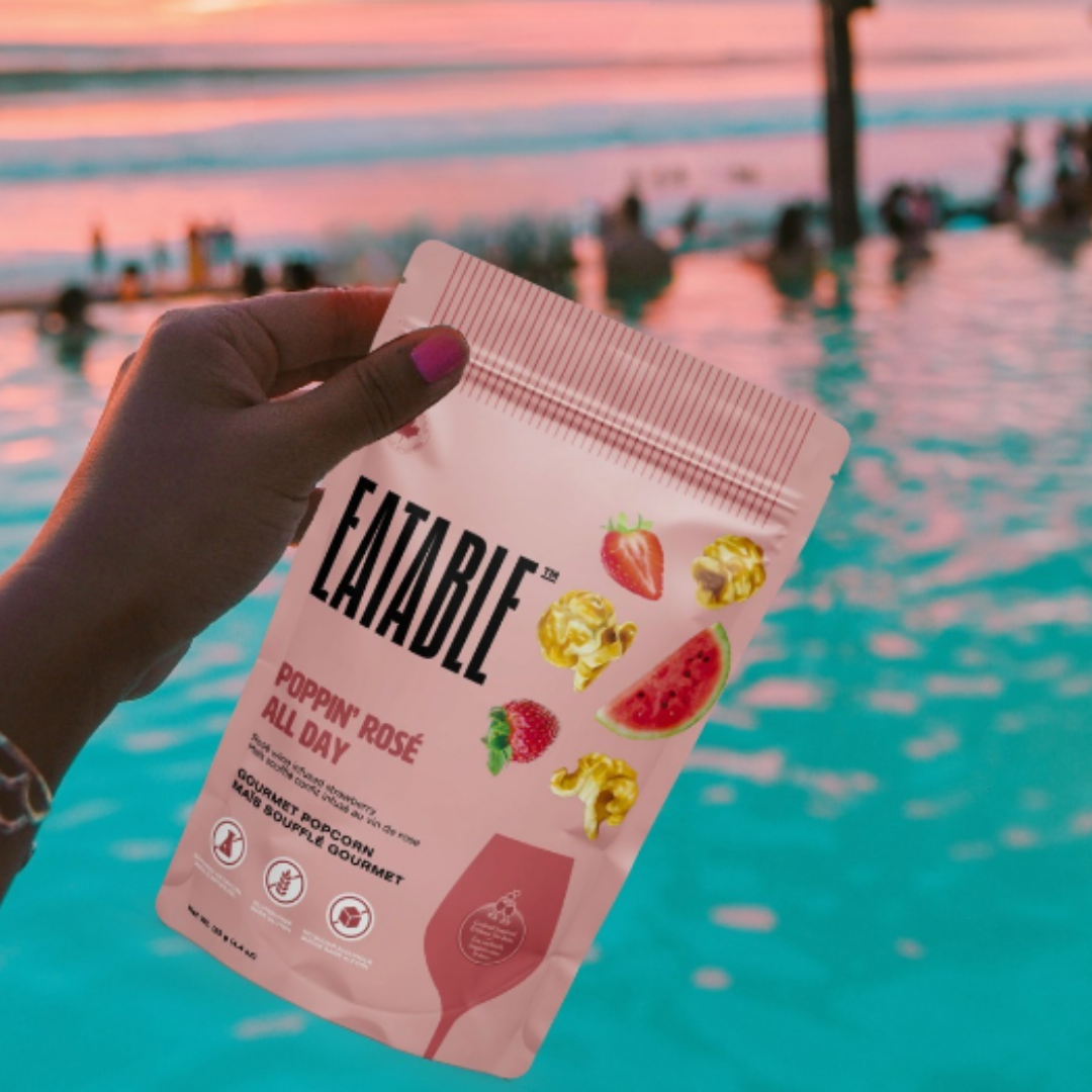 Poppin' Rosé All Day - Gourmet Candied Popcorn