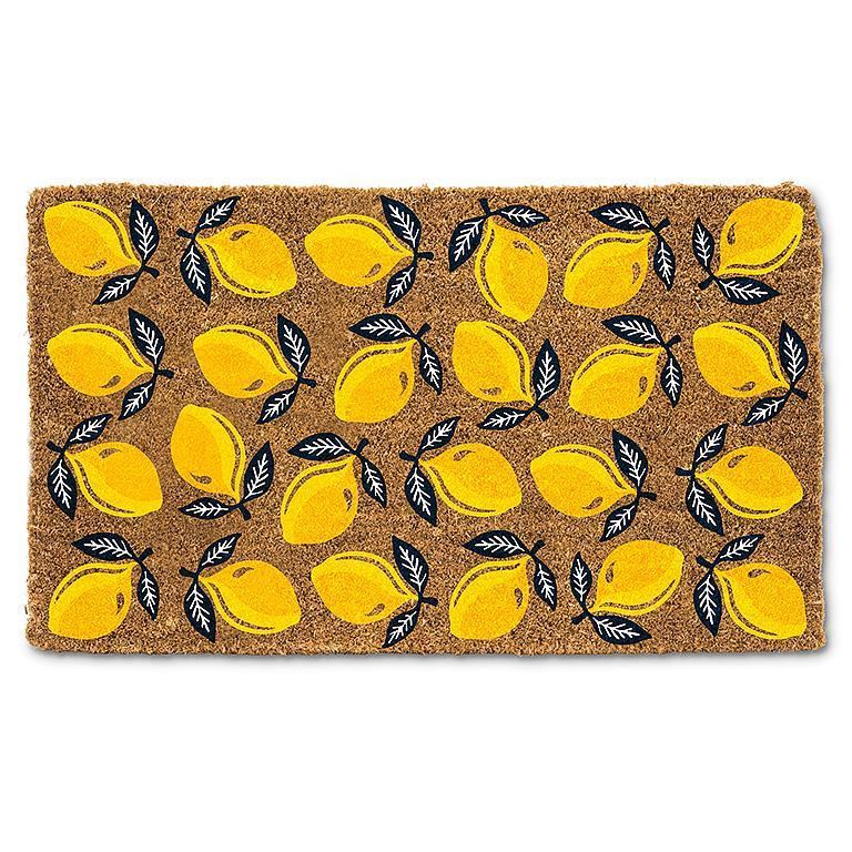 Allover Lemon Coir Doormat