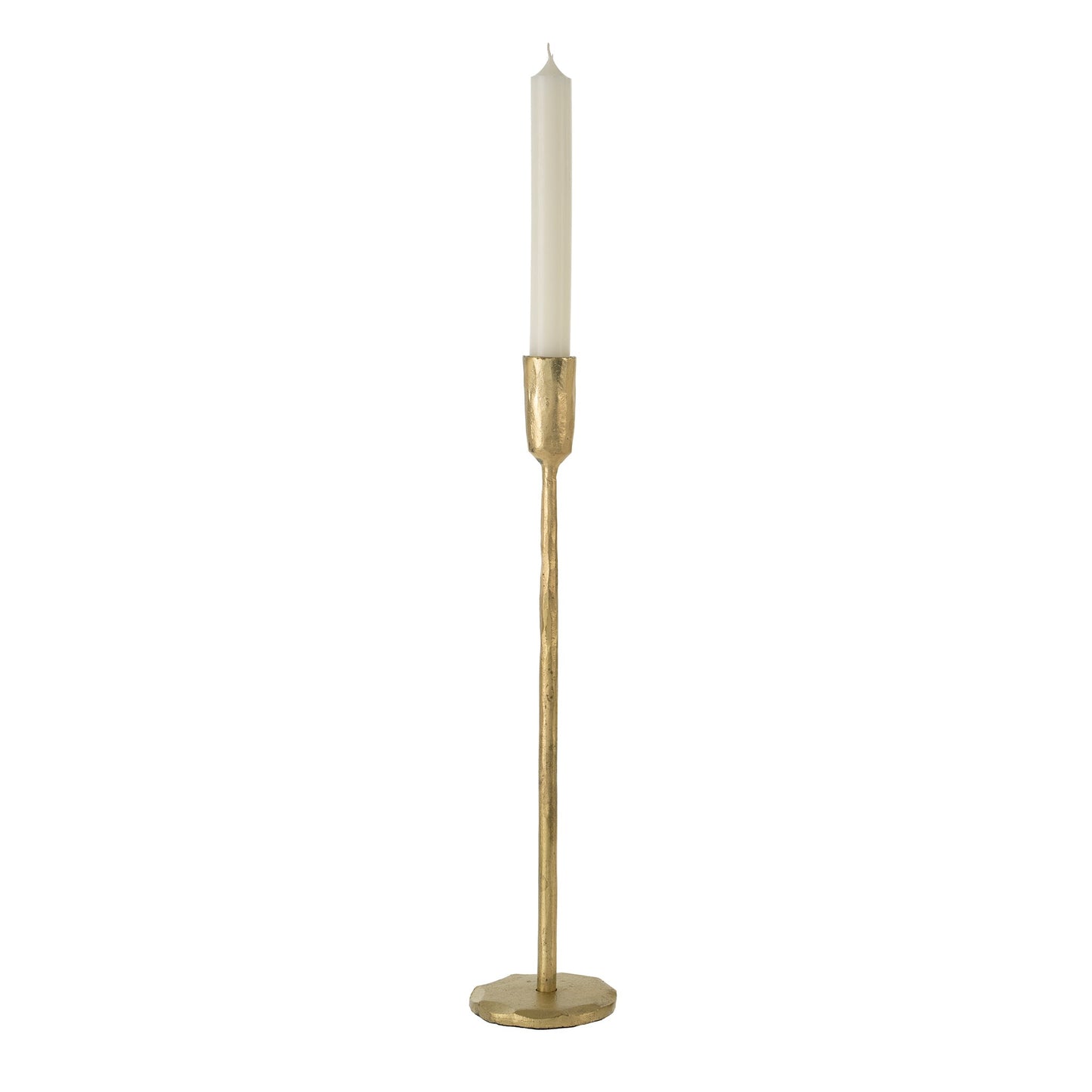 Luna Gold Forged Candlesticks