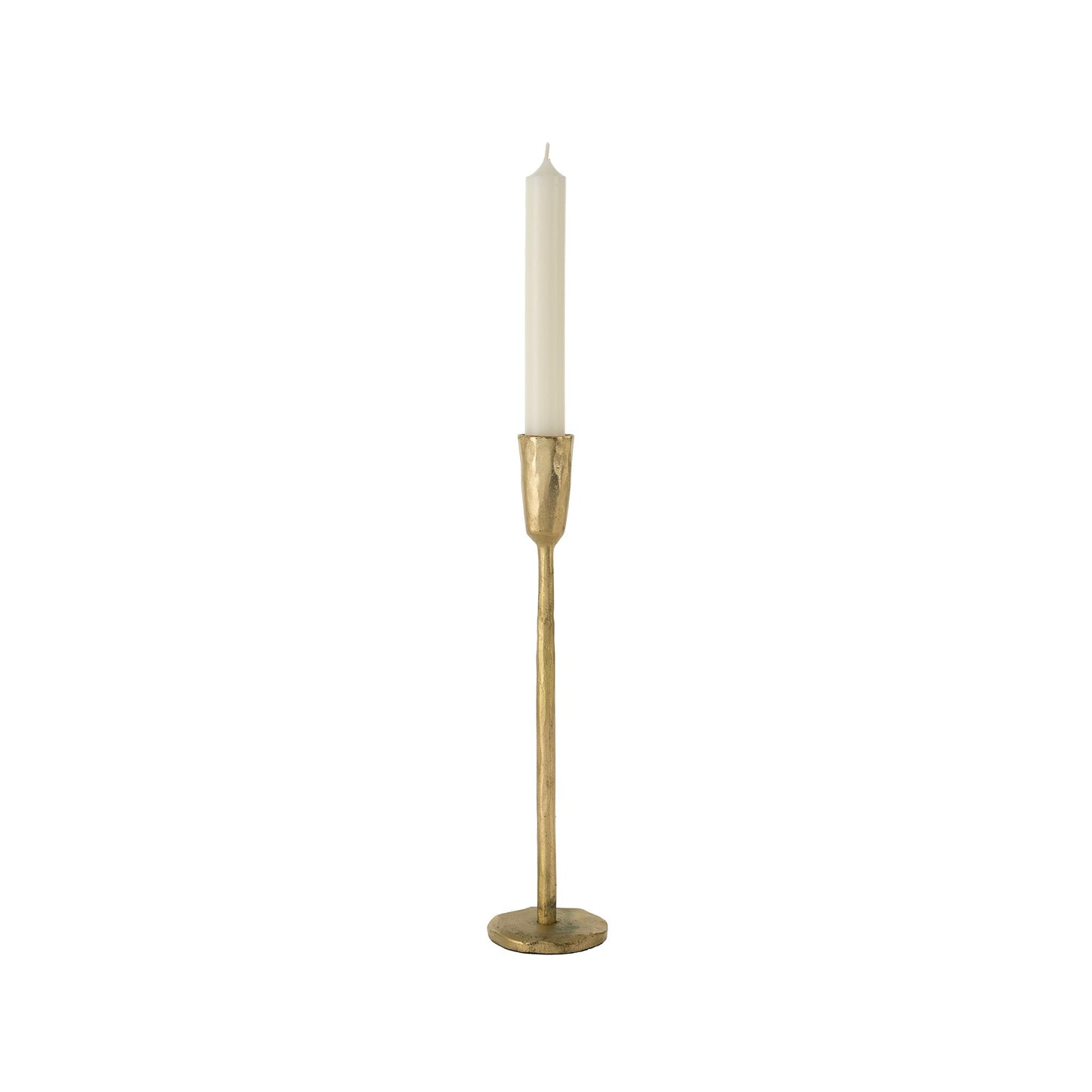 Luna Gold Forged Candlesticks