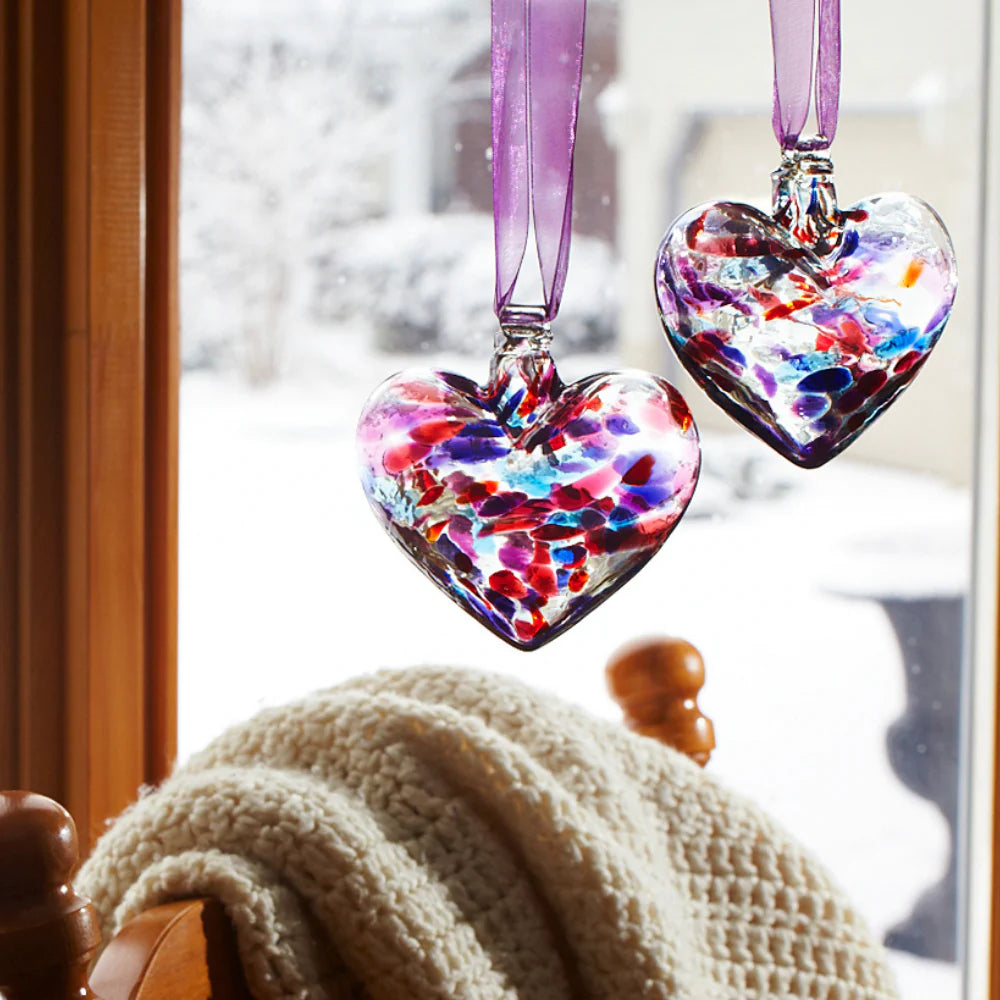 Kitras Hand Blown Hearts
