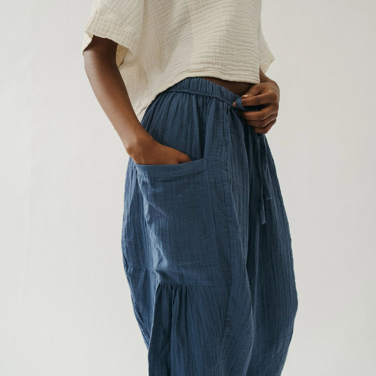 Stevie Pants Blue Indigo