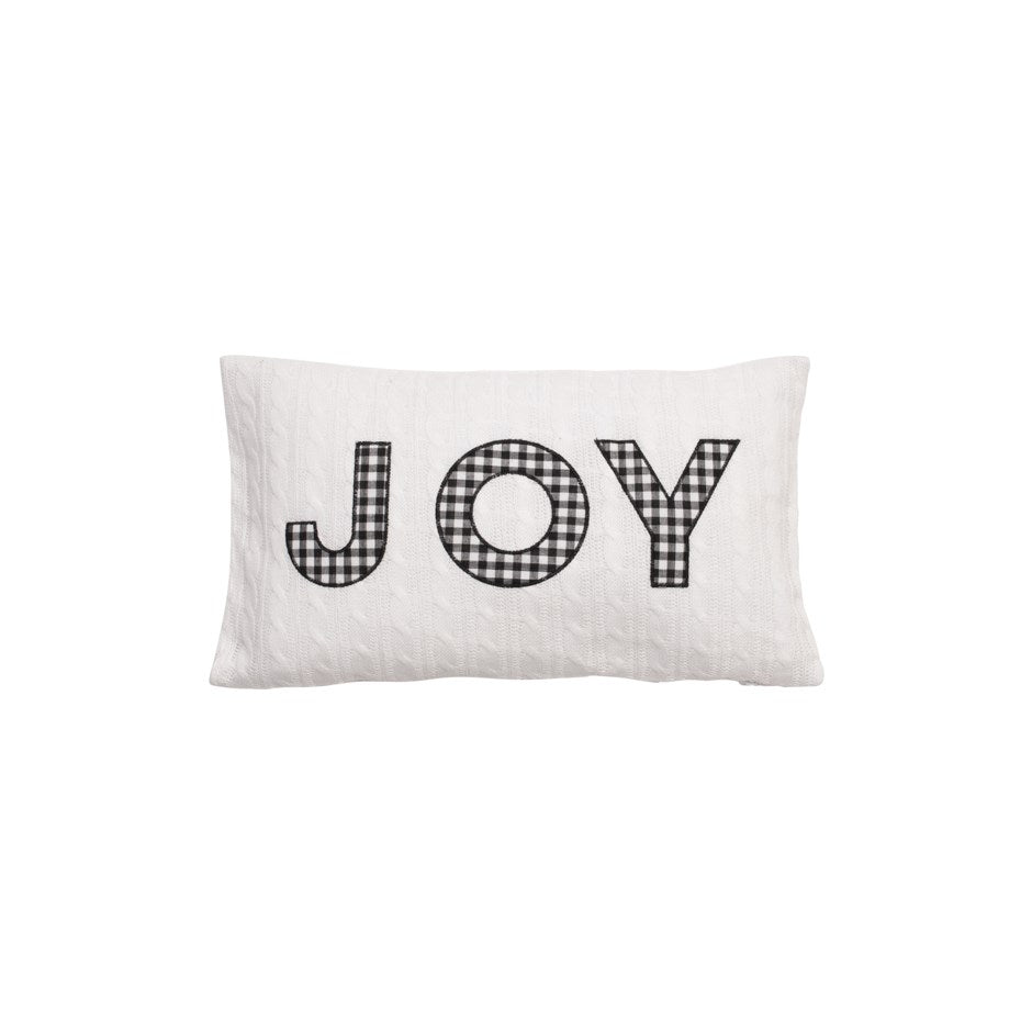 Knitted Joy or Merry & Bright Pillow
