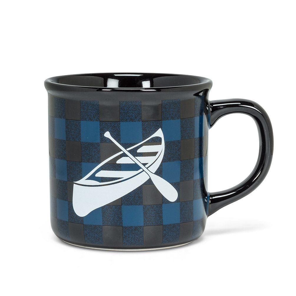 Plaid Canadiana Mugs