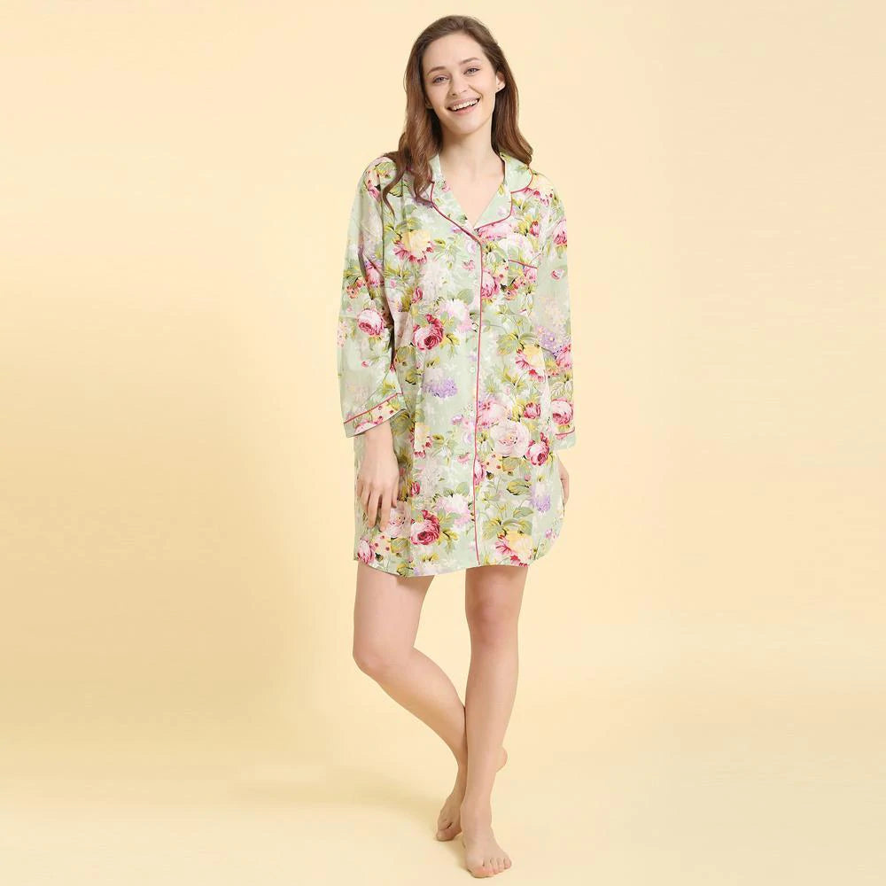 Cotton Nightshirt Pajamas