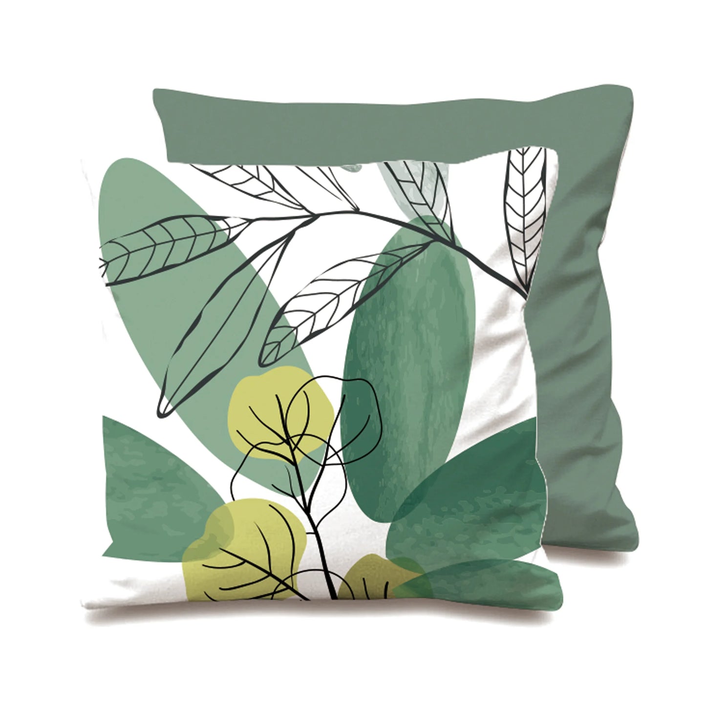 Greenery Throw Pillow