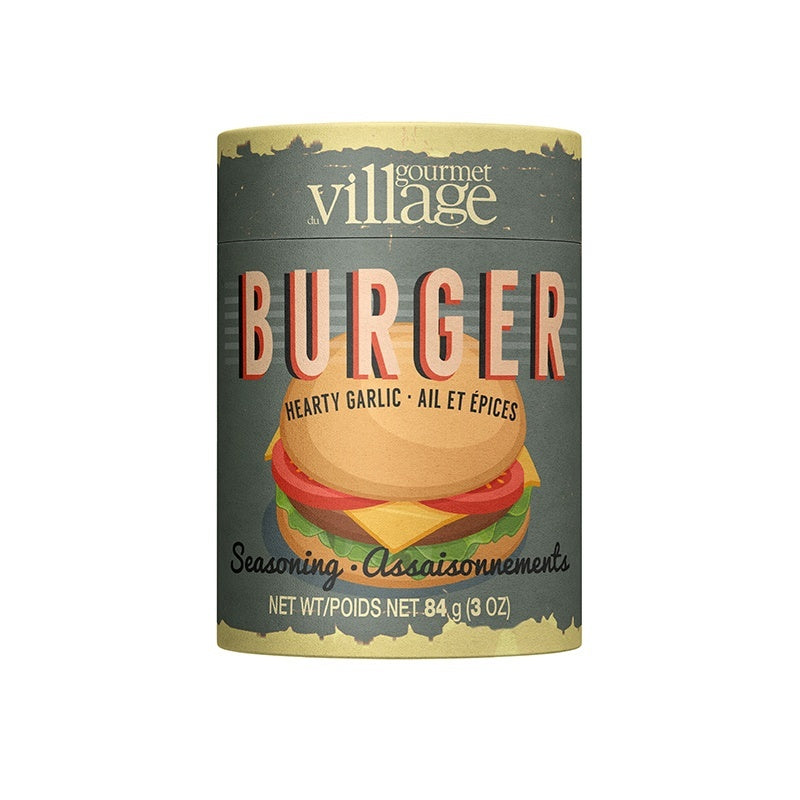 Hearty Garlic Burger Seasoning Canister