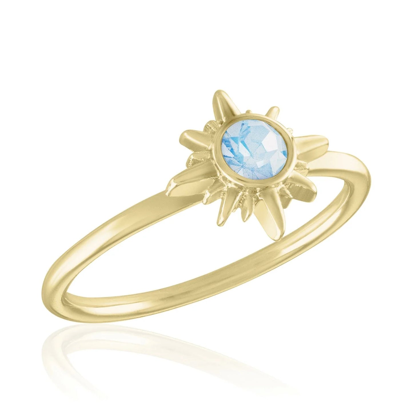 Opal Stacked Rings - Gold