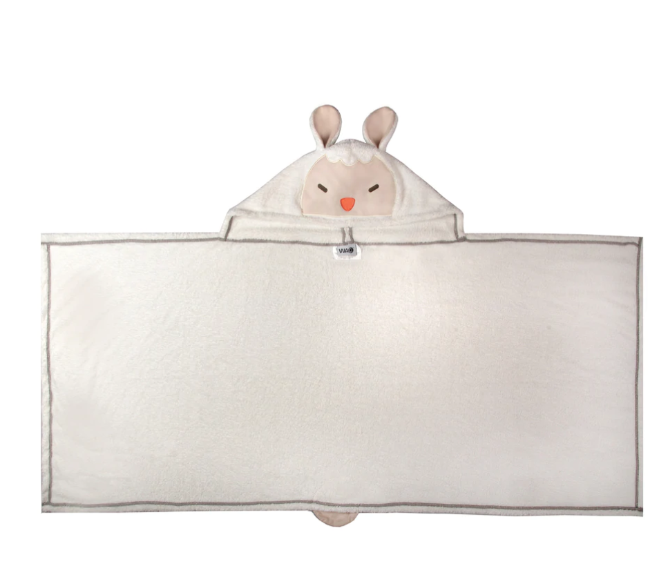 Waci Children's Hooded Towel - fox, rabbit, lamb