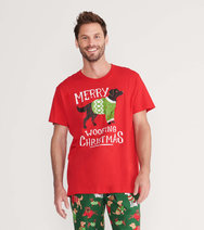 Merry Woofing Christmas Men's Tee