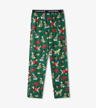 Merry Woofing Dog Christmas Pajama Pants - Men