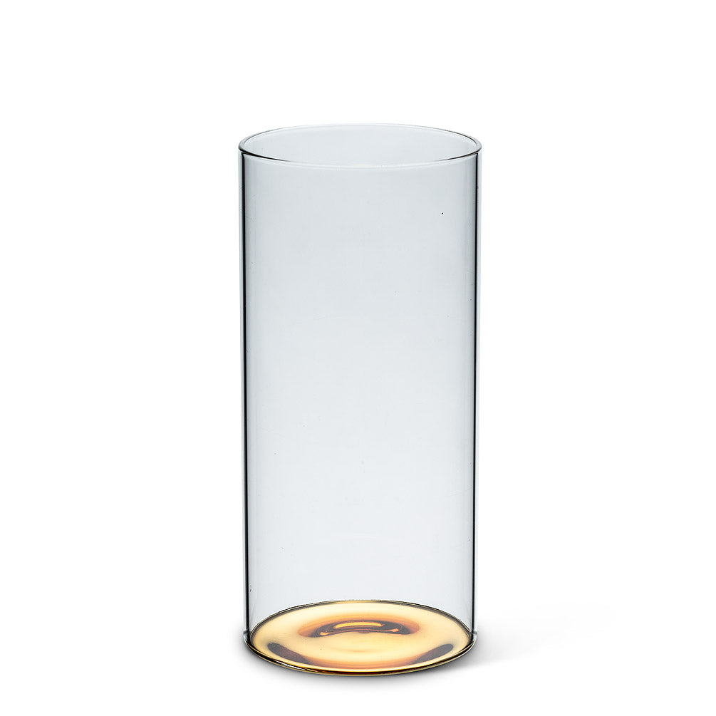 Highball Glass Gold Base