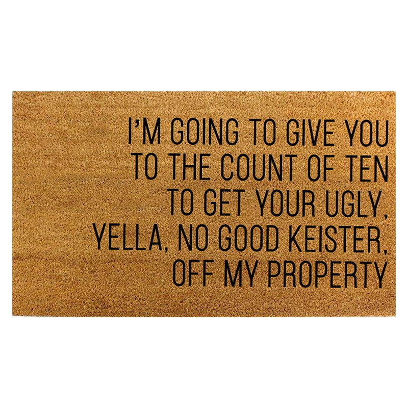 Home Alone Coir Doormat