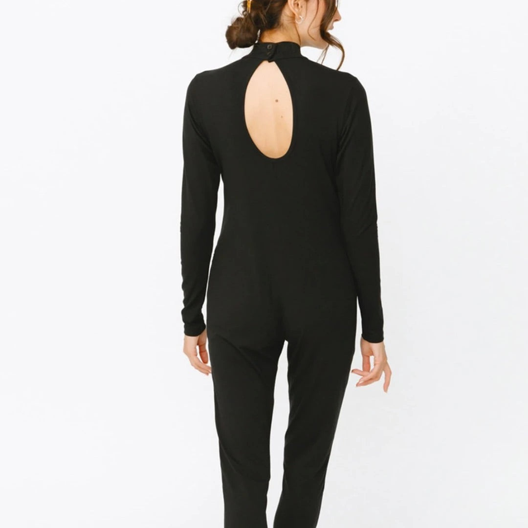 The Audrey Romper-Black-Smash and Tess